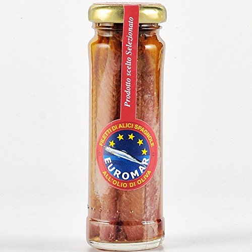 Spanish Anchovy (extra) Fillets in oil, 4.2 oz Grocery