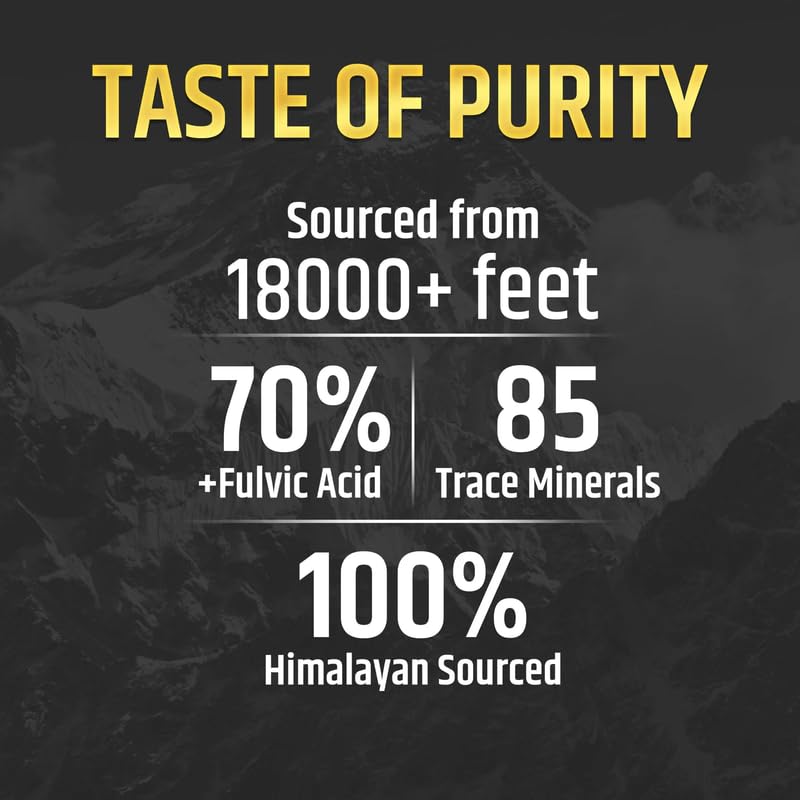 Image of Pure Himalayan Shilajit Resin | 100% Natural | Rich in Fulvic Acid & Trace Minerals | Authentic Resin for Energy, Stamina & Vitality