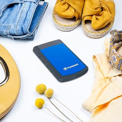 Transcend 4TB USB 3.1 Gen 1 StoreJet 25H3B SJ25H3B Rugged External Hard Drive TS4TSJ25H3B Blue