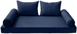 DBM IMPORTS Style4 5PC Pipe Outdoor Daybed Matress Cushion Bolster Pillow Complete Set-Crib Size AD101