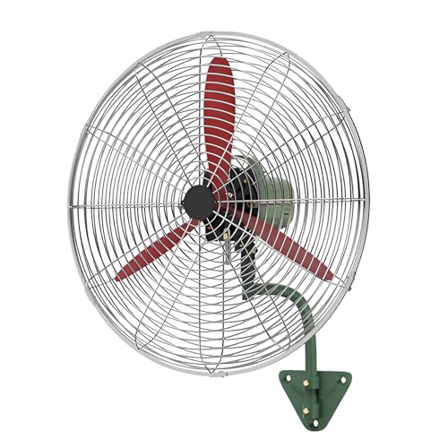 Ventilateur mural 65 cm oscillant à 3 vitesses pour grand espace - 2
