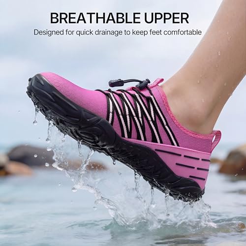 Image of ATHMILE Water Shoes for Men Women Quick Dry Aqua Shoes with Toe Protection