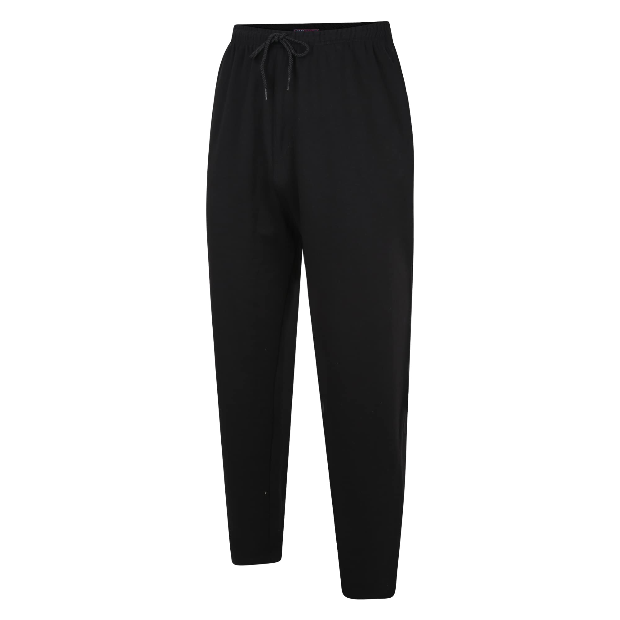 KAM Mens Relaxed Fit Heavy Fleece Jogging Bottoms (225) in Black in 3XL x 29L