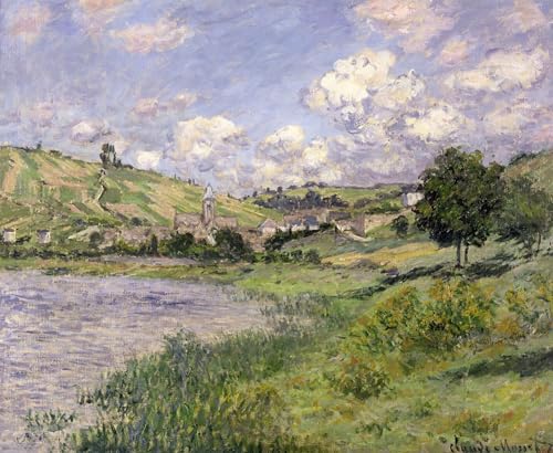 Affiche Vétheuil par Claude Monet pour sublimer la décoration de bureau et salon 60x90cm