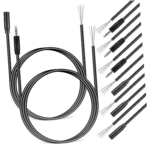 8 cables de audio jack de repuesto estéreo para auto miniatura 1