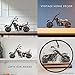 QIRLOEU Motorcycle Gifts for Men, Women & Enthusiasts (Birthday, Mother's Day, Father's Day) - 12 Inch Handmade Metal Motorcycle Model - Vintage Industrial Desk Decor for Man Cave, Office