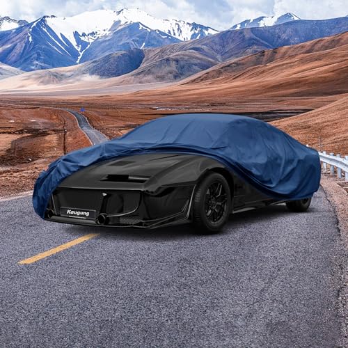 Image of Kaugung Heavy Duty Car Cover Custom Fit Pontiac Firebird (1982-2002),Waterproof All Weather Resistant Outdoor Sun Rain Dust Snow Protection with Anti-Theft Lock.(USA Warehouse,Within 3-7 Days)