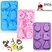 Produktbild Moldes de Silicona para Navidad BESTZY 3PCS Molde de jabón de Navidad molde para tartas bandejas de jabón para chocolate Molde de silicona