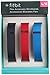 Fitbit Flex Classic Accessory Pack, Navy/Red/Blue, Large (Pack of 3)
