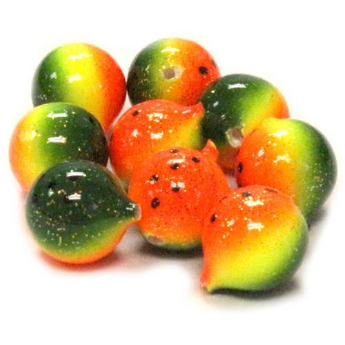 Wordens Lil' Corky Ball - Fishing Lure - Corky Ball - Firetiger - Round - Salmon, Steelhead