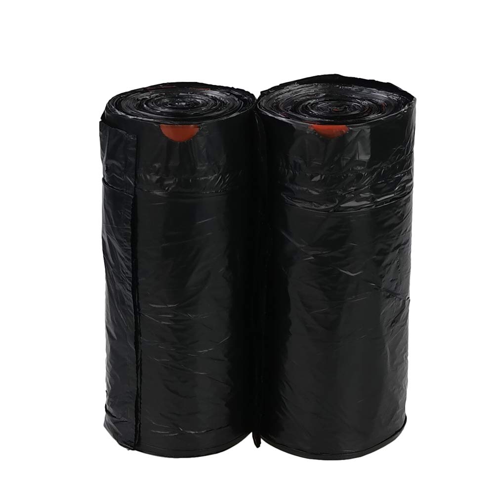 Abfallbeutel Schwarz 50 Liter, MüLltüTen mit Zugband, 110 Stück