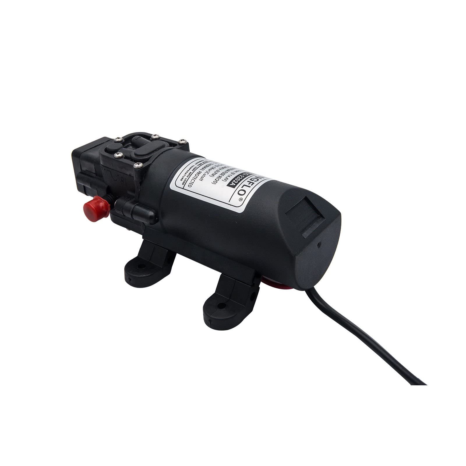 12V 4L/Min électrique haute pression diaphragme pompe à eau auto-amorçante pour pompe réservoir transfert caravane Camping ferme bateau