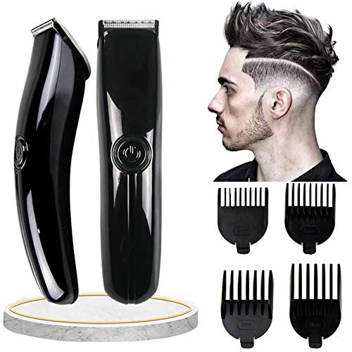 Maquina Cortapelo,Cortapelos Profesional,Cortapelos Hombre,carga USB,herramienta de corte eléctrica profesional con 4 peines guía,adecuada para el uso de todos los miembros de la familia