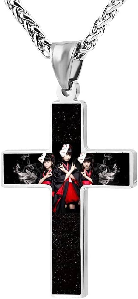 Amazon.co.jp: Babymetal Cross Necklace Pendant, Baby Metal