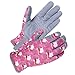 SKYDEER Women Working Gloves with Deerskin Leather Suede for Gardening Yard Rose Pruning and Daily Work