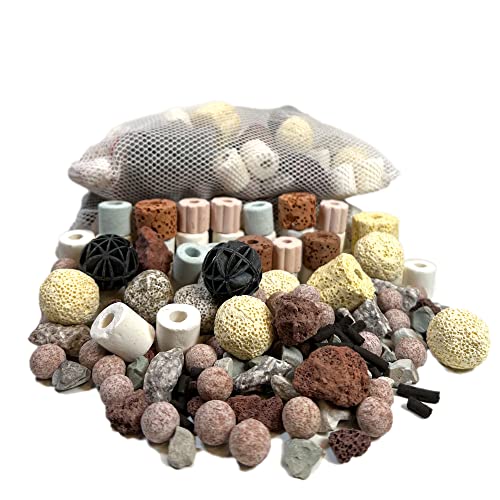SimiAqua-Biological-Filter-Media-Bio-Balls-Ceramic-Rings-Set-with-Mesh-Bag-for-Aquarium-Filter-Pond-and-Fish-Tank-500g-11lb
