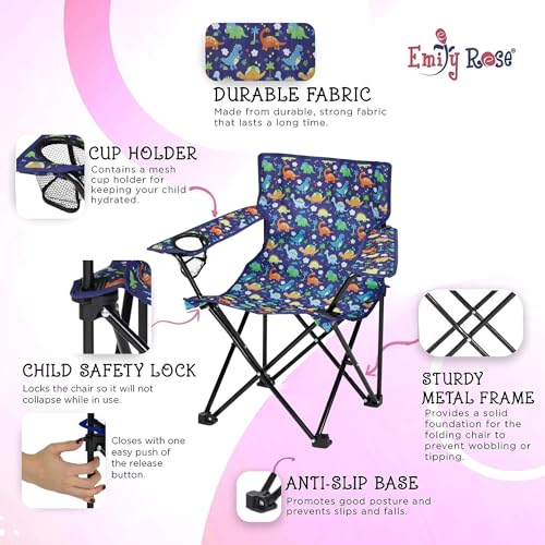 Emily Rose INS7001-INS7020-PT Kids Folding Chair | Beach Chair thumb #3