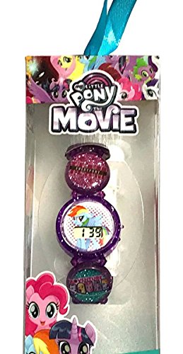 My Litttle Pony The Movie Stretch Bracelet LCD Watch