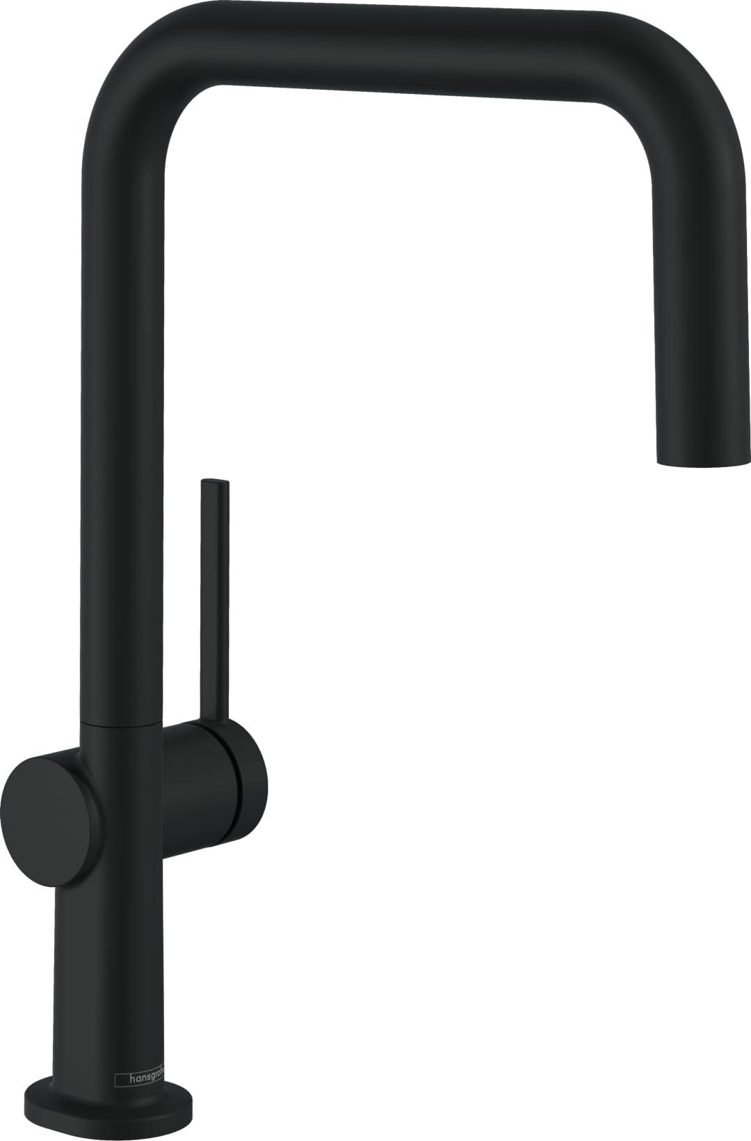 hansgrohe Talis M54 Kitchen Tap 360° Swivelling High Comfort U-Spout 220 mm Standard Connections Black