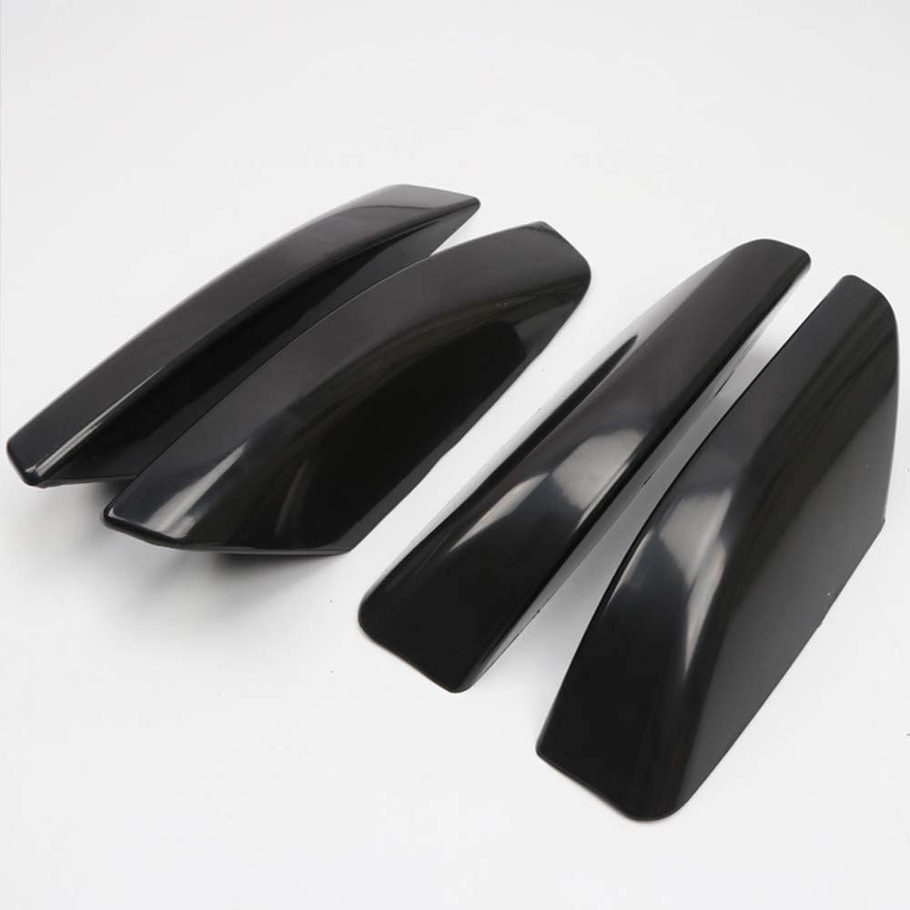 ITrims for Toyota 4Runner 4WD N210 2003 2004 2005 2006 2007 2008 2009 Car Accessories Exterior Roof Rack Rail End Cover Shell Cap Replacement 4PCS Black