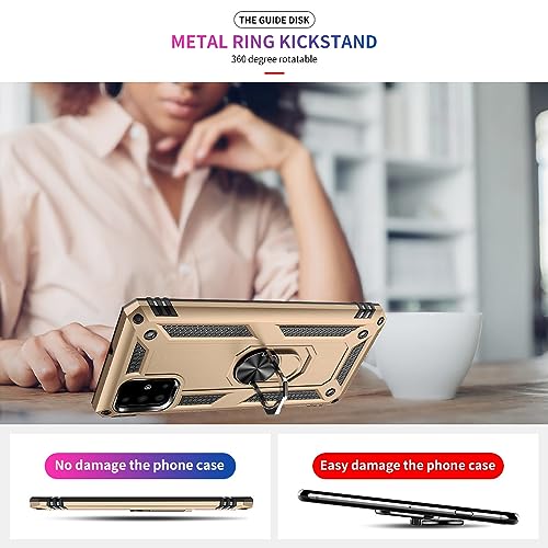 Coque Samsung A71 5G protège-écran antichoc armure dorée - 6