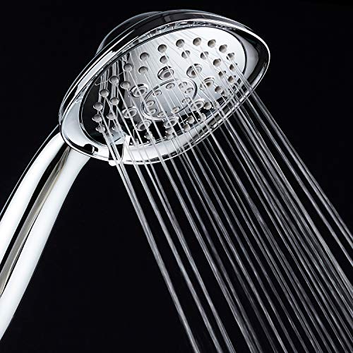 Aquadance 3373 Chrome Luxury Square 6-Setting High-Pressure Hand Extra-Long 72 Inch Stainless Steel Hose thumb #7