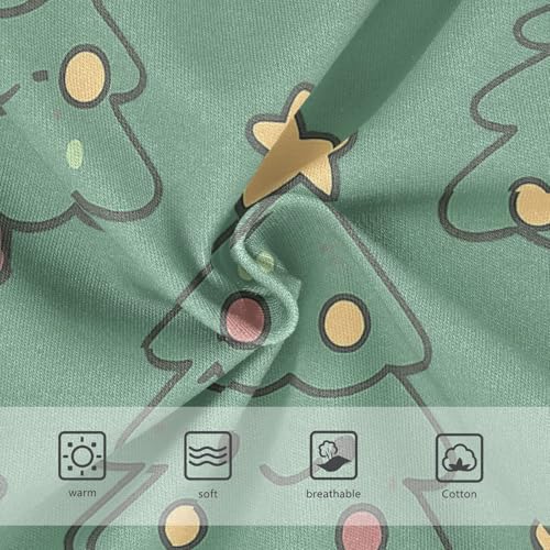 Girls' Underwear for Daily Wear Organic Underwear for Kid Christmas Tree Pattern in Sizes 2T,3T, 4T, 5T, 6Y and 8Y3