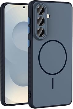 Coverzone Samsung Galaxy S24 FE İle Uyumlu Kamera Lens Korumalı Kılıf Magsafe Uyumlu Kablosuz Şarj Özellikli Tea Silikon Telefon Kılıfı Siyah