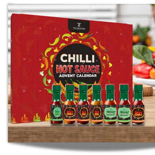 تقويم ادفنت 2024 من تشيلي ادفينت | تقويم ادفنت لمدة 24 يوم مع صلصة حارة، تقويم عيد الميلاد 2023 للرجال