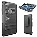 iPhone 6 Plus Case, CellBee® [Life Companion Plus] iPhone 6 Plus Dual Layer Heavy Duty Holster (Built-in Credit Card Slot Clip) Case with Kickstand and Locking Belt Swivel Clip (Rigid Metal) (Rigid Metal)