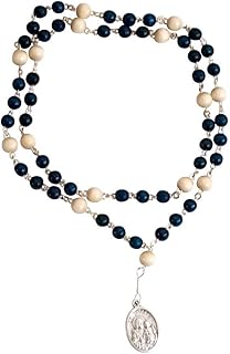 Venerare Chaplet of The Saint Joseph | Comes with Prayer Card | Beautiful White Beads | Great Catholic Gift for First Holy Communion and Confirmation | Made in Italy