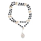 Venerare Chaplet of The Saint Joseph | Comes with Prayer Card | Beautiful White Beads | Great Catholic Gift for First Holy Communion and Confirmation | Made in Italy