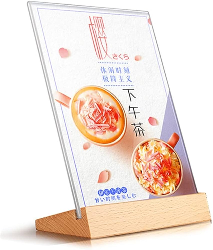 Amazon.co.jp: サインホルダー A6サイズ 両面使用 アクリルスタンド Amazon.co.jp: サインホルダー A6サイズ 両面使用 アクリルスタンド