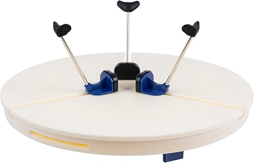 Miniatura 4 de DYRABREST Rueda giratoria para recortar cerámica, herramientas de reparación de abrazadera de escultura artística portátil para principiantes de