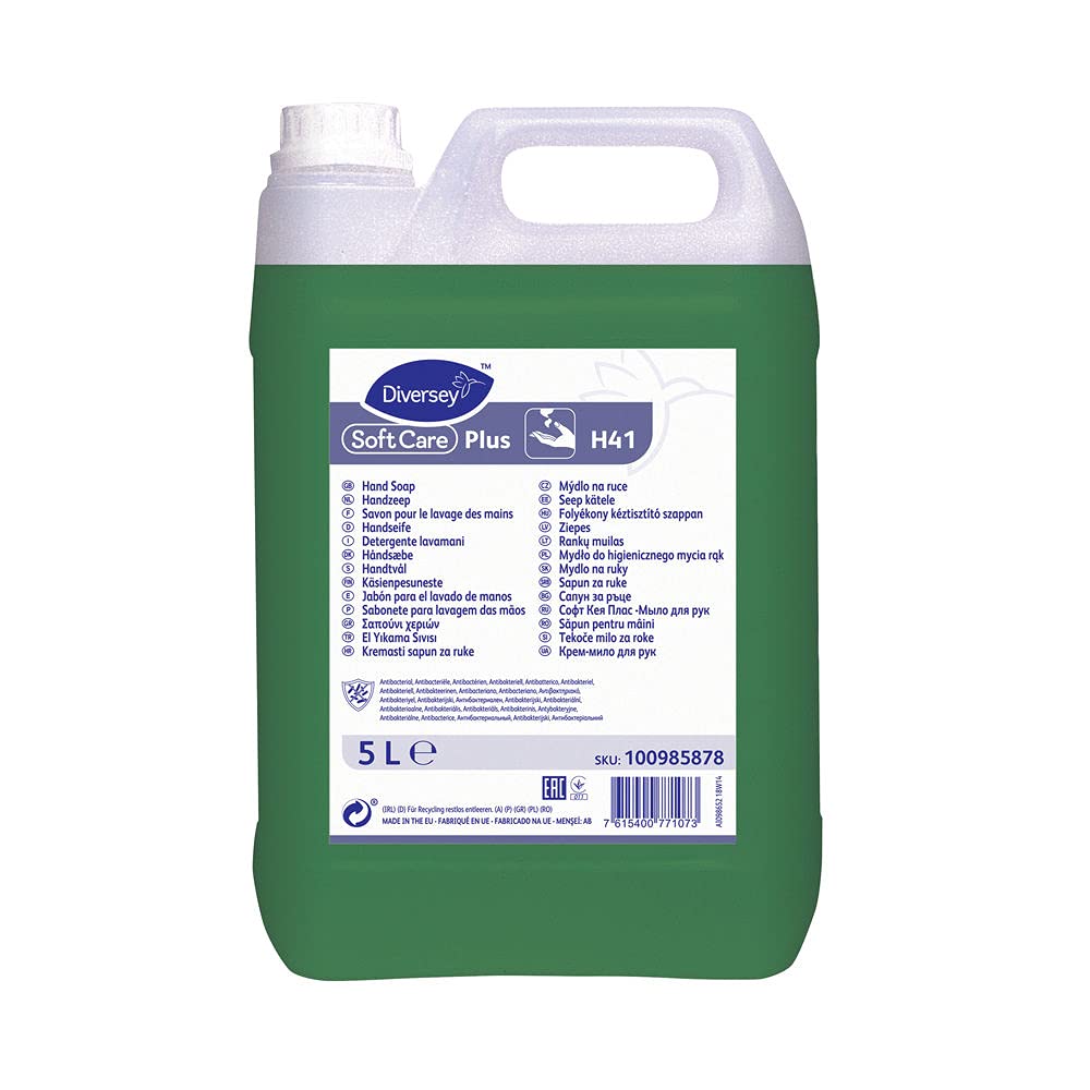Soft Care Plus H400 - Limpiador de manos antimicrobiano, 5 L, 2 unidades