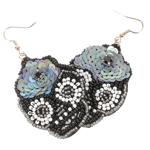 Boucles oreilles crâne perles Healeved 5 paires style punk - 3