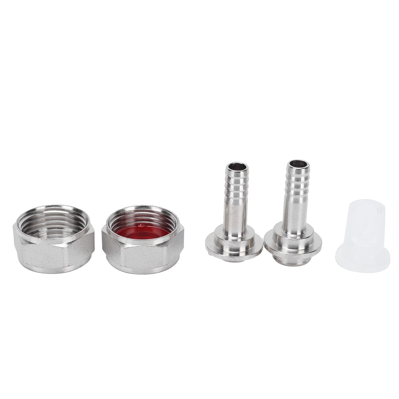 Qcwwy Bierfass-Pumpen-Set, Fassbier-Zubehör, Spenderteile mit 8-Zoll-Messing-Edelstahlpumpe für G5/8-Fass-Kupplung, Bars, Pubs, Restaurants