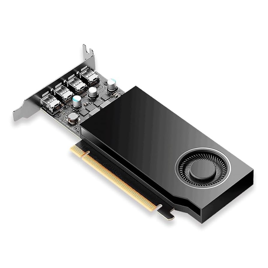 PNY TVIDEO RTX A1000 NVIDIA 8GB GDDR6 VCNRTXA1000ATX-PB 11M