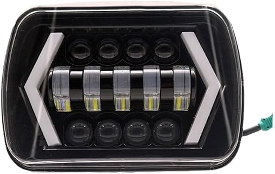 Space Offroad Sis Lambas , Beyaz-Amber Sinyal, 60W, 12-60V, 7 in , Jeep Cherokee XJ, Wrangler YJ, Ford, Chevrolet, GMC ile Uyumlu