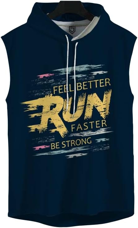 Juxar Feel Better Hooded Sando (Navy Blue)