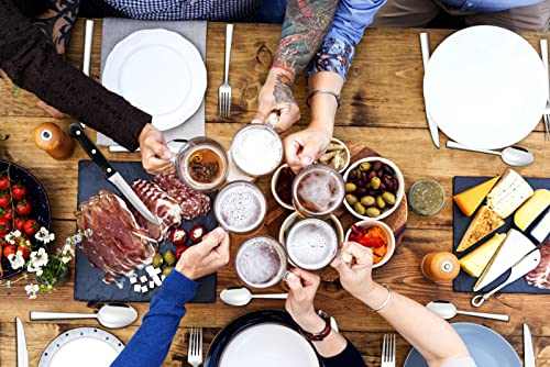 Joyfair - Cubertería para 12 personas, 72 piezas, acero inoxidable, con cuchillo de carne, cubiertos de alto pulido, modernos y elegantes para el hogar, restaurante o hotel, apto para lavavajillas - imagen 7