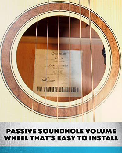 Journey Instruments Passive Soundhole Volume Wheel, EPA01 Passive Volume Wheel Add-on for Passive Pickups - Image 2