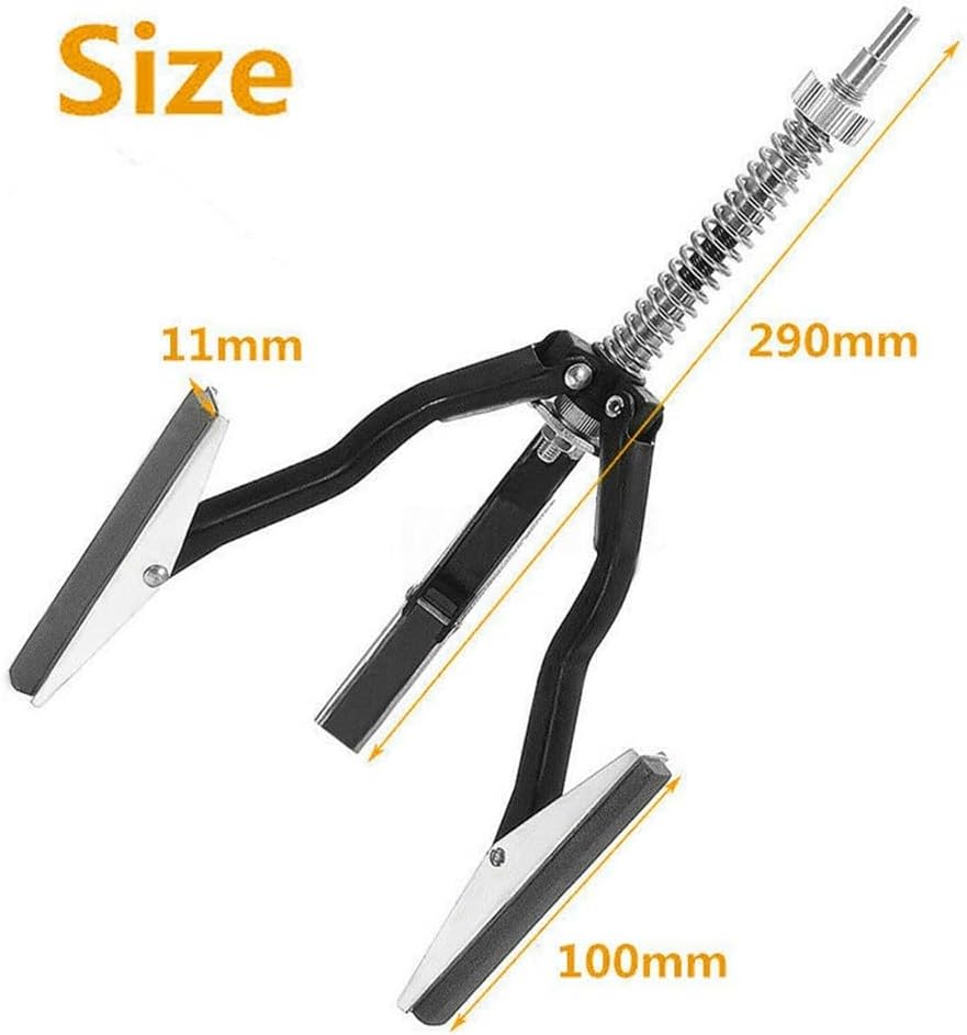 Adjustable Cylinder Bore Hone Tool with Flexible Shaft for Car Engine Brake, 51mm to 177mm Diameter, Includes 3 Replacement Stones for Trucks Tractors