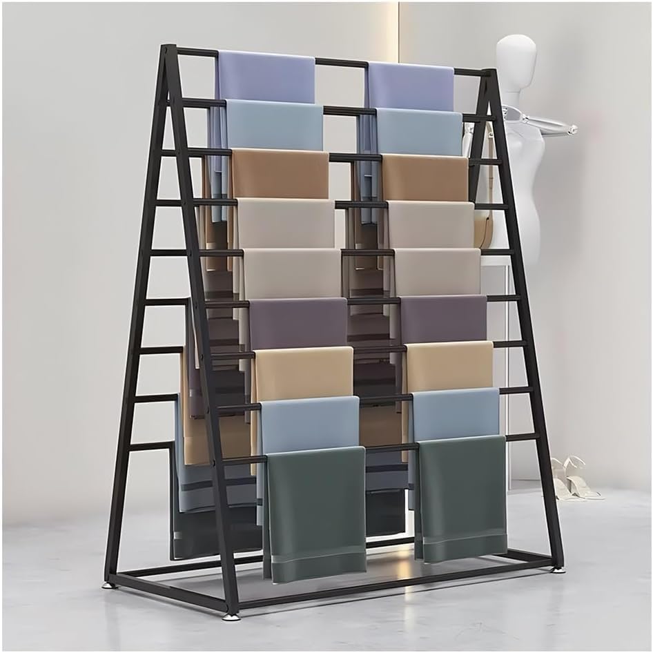 Présentoir à foulards en métal pour harmoniser le rangement du dressing