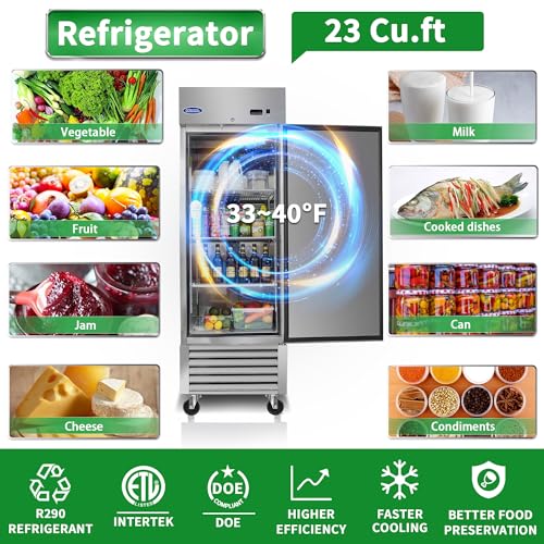 True commercial refrigerator reach-in