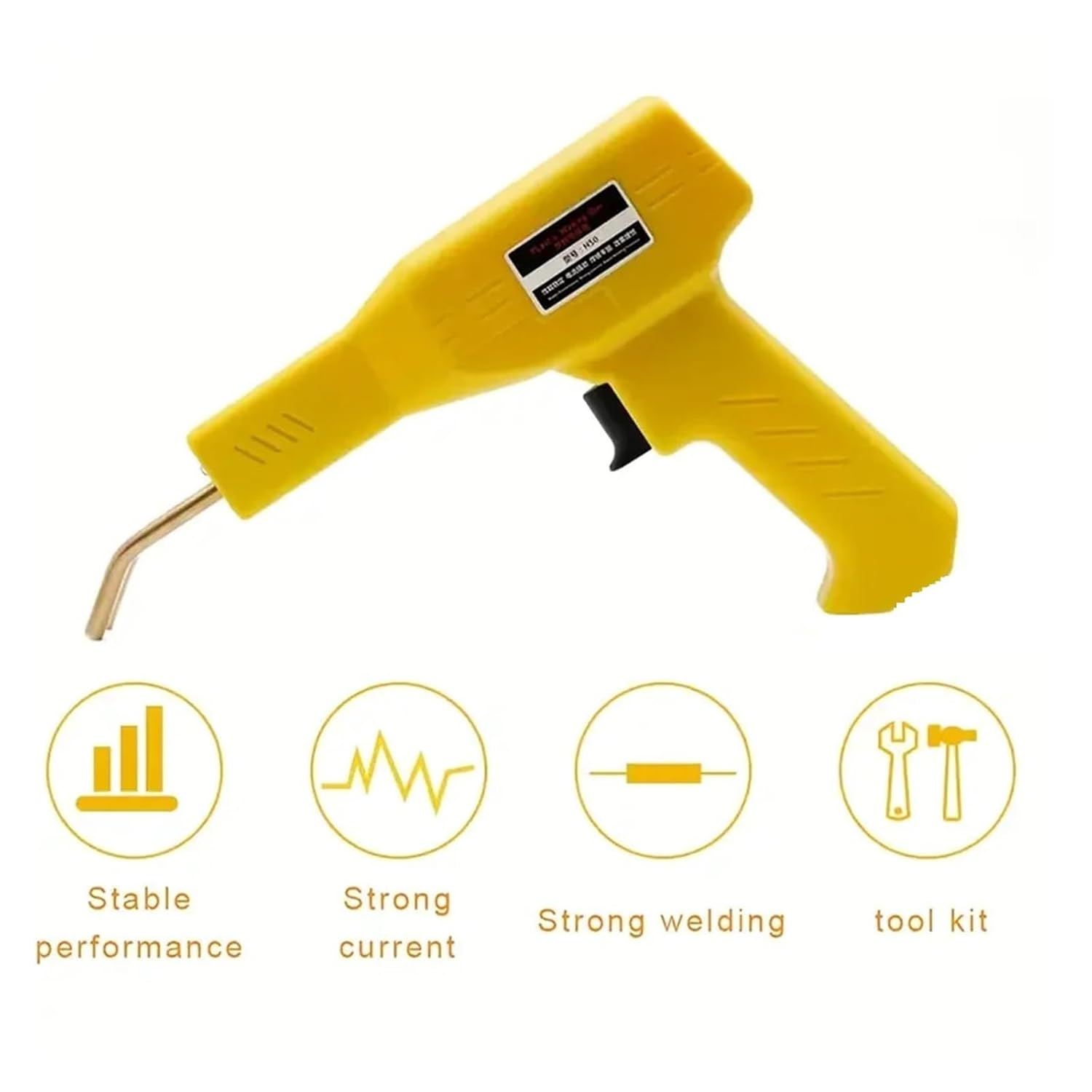 車のバンパープラスチック溶接ガン加熱融合溶接機機器車体修理スポット溶接ガンツールキット 使いやすい(Blue,Weldering G