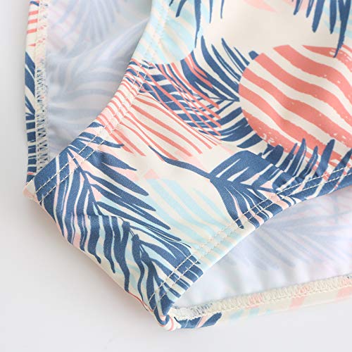 Image of Girls Two Piece Swimsuits Rainbow Bikini Sets Adjustable Strap Bathing Suits