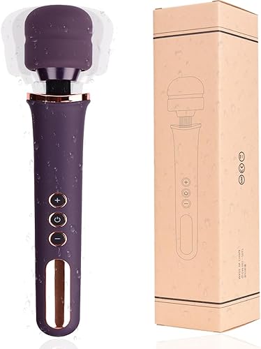 Masajeador de relajación inalámbrico - Estrés mágico lejos para dolores musculares y recuperación deportiva - Recargable - Morado