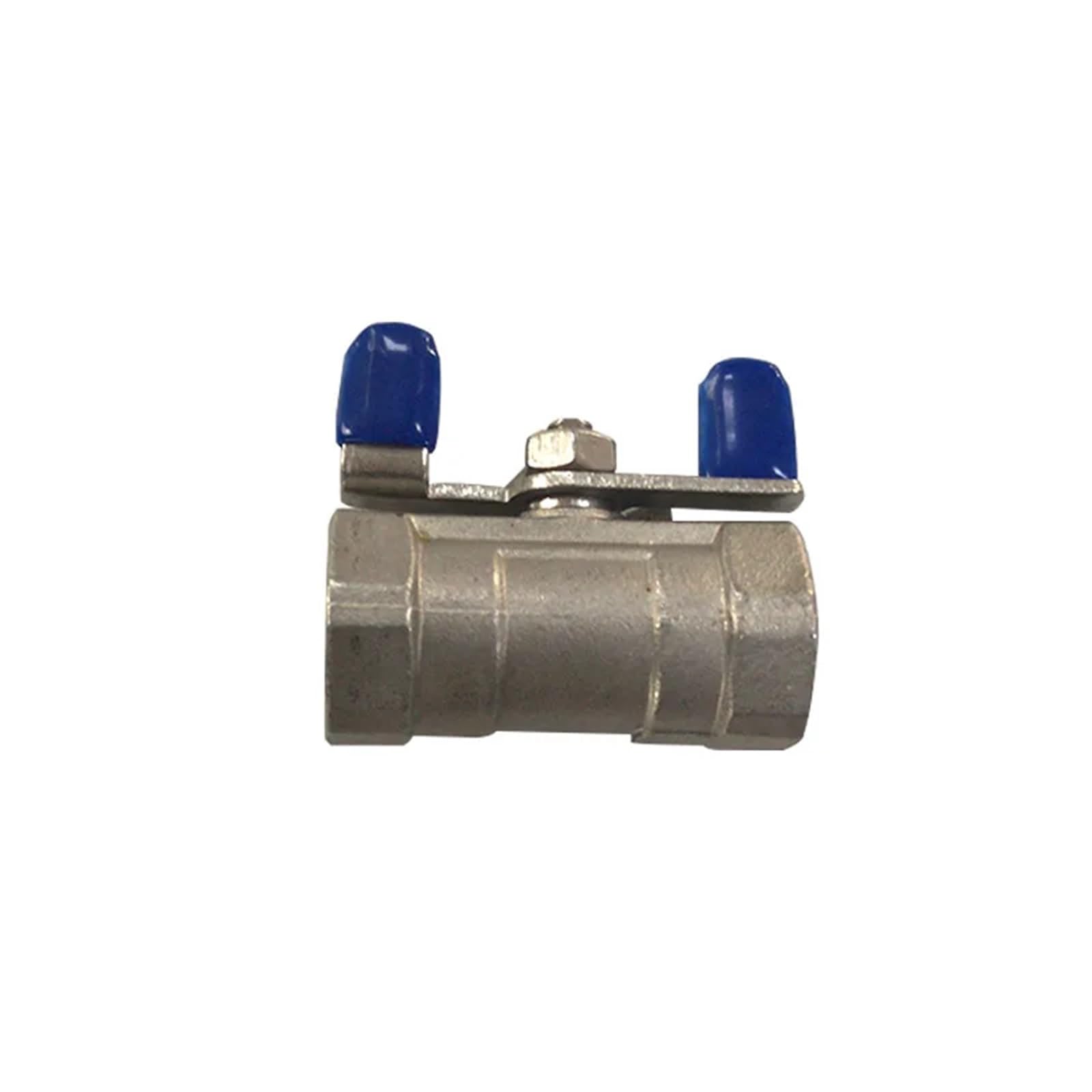 2 pezzi 1/2" 3/4" 1" 1-1/4" 2" Valvola a sfera monoblocco a bassa pressione in acciaio inossidabile 304 for acqua, olio e vapore(1/2")