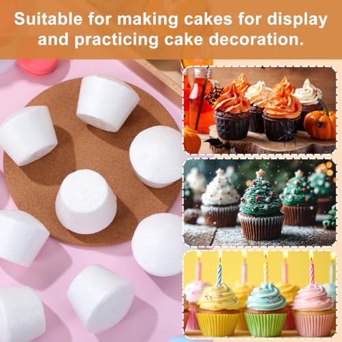 Modèle de gâteau en polystyrène blanc pour réussir vos décors de table légers